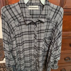 Urban Outfitters Black & Flannel Shirt